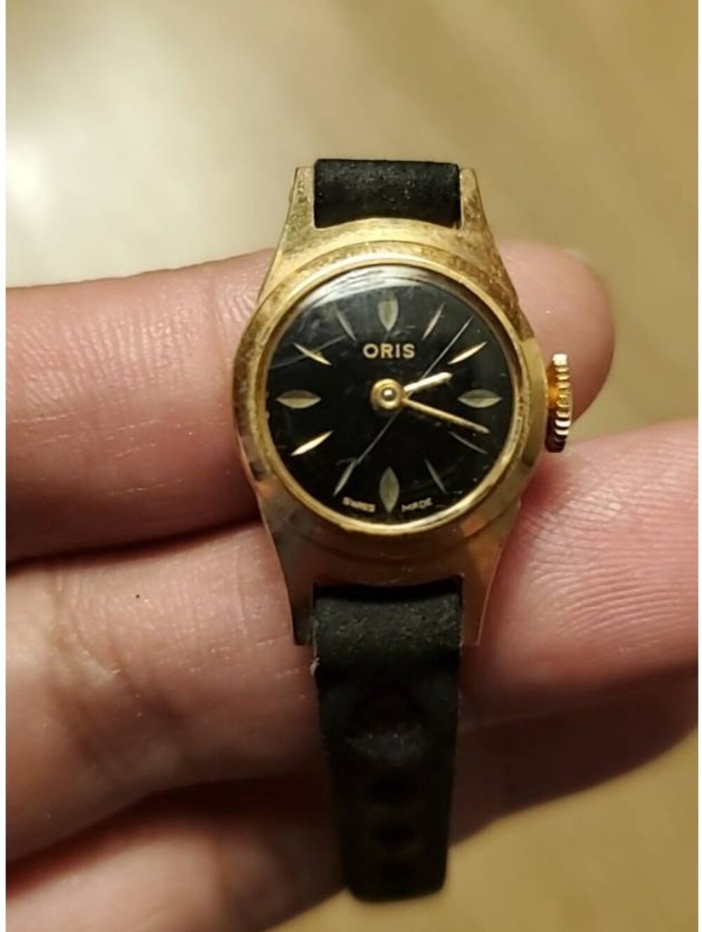 Vintage 1960s Oris Ladies Swiss Mechanical Watch - 10 Microns Gold Plated